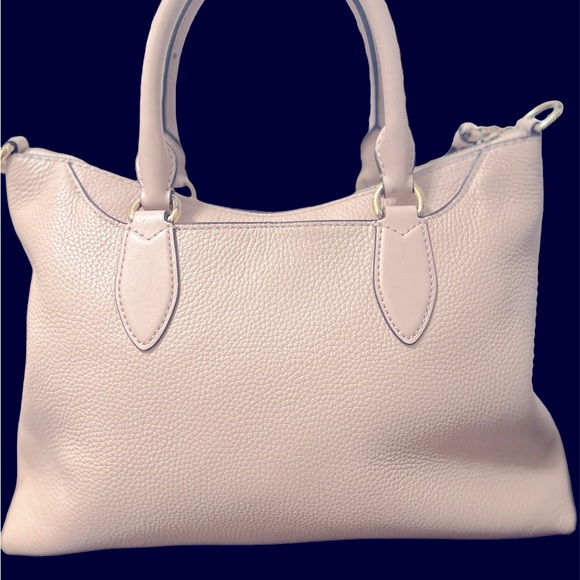 Michael Kors Austen Pebble Leather Soft Pink Medium Handbag - Picture 3 of 11